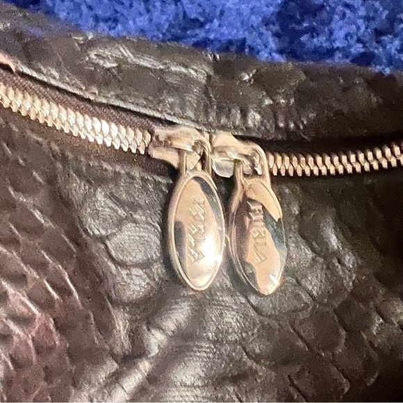 FURLA Elizabeth hobo snake embossed leather bag - Picture 12 of 13